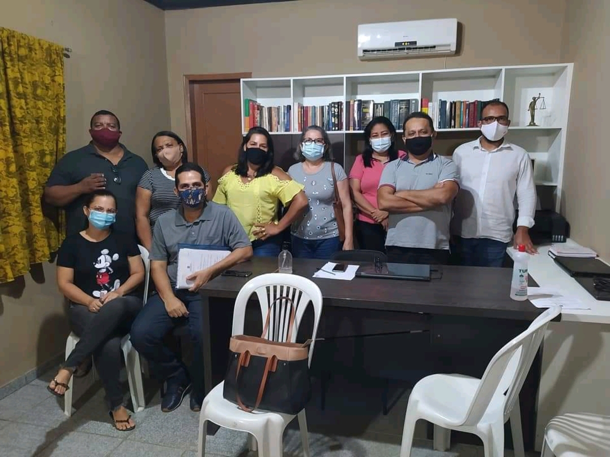 Vereadores e Lideranças Políticas do MDB de Guadalupe, reúnem-se com a Diretoria do Sindicato dos Servidores Públicos Municipais, para tratar sobre os Precatórios do FUNDEF