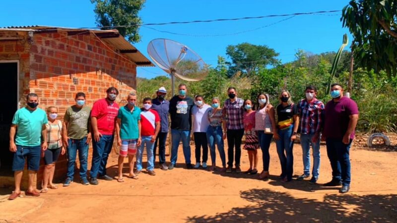 Vereador Flávio BGN cumpre agenda na Zona Rural de São João dos Patos, acompanhando o Secretário de Estado da Agricultura Familiar Rodrigo Lago